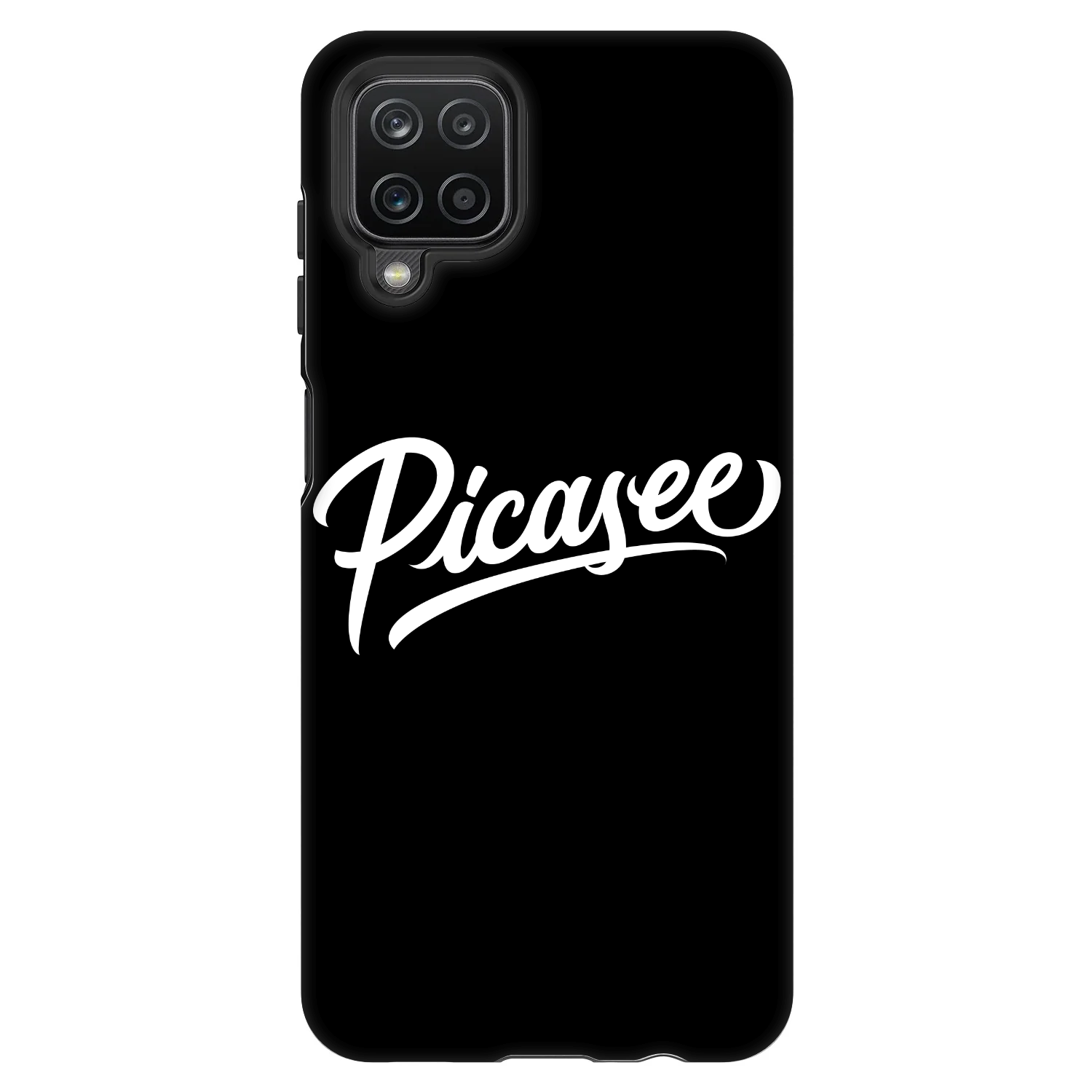Picasee Fashion Case pre Samsung Galaxy A12 A125F - Picasee - old logo - white