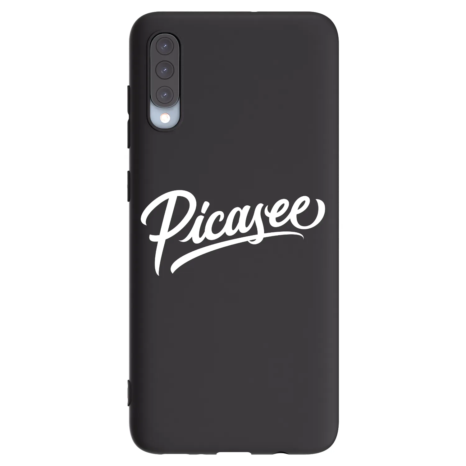 Picasee silikónový čierny obal pre Samsung Galaxy A70 A705F - Picasee - old logo - white
