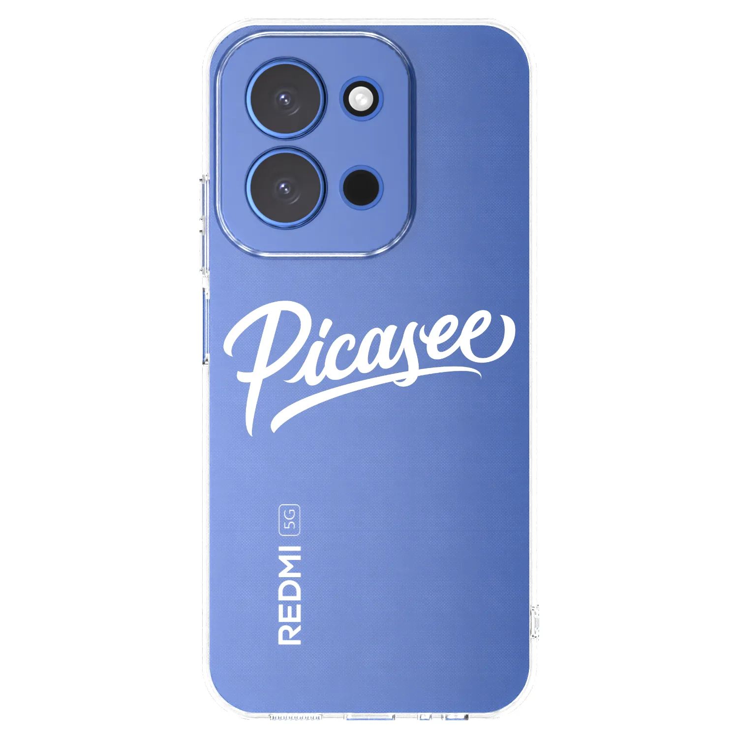 Silikónový prehľadný obal pre Xiaomi Redmi 15C 4G - Picasee - old logo - white