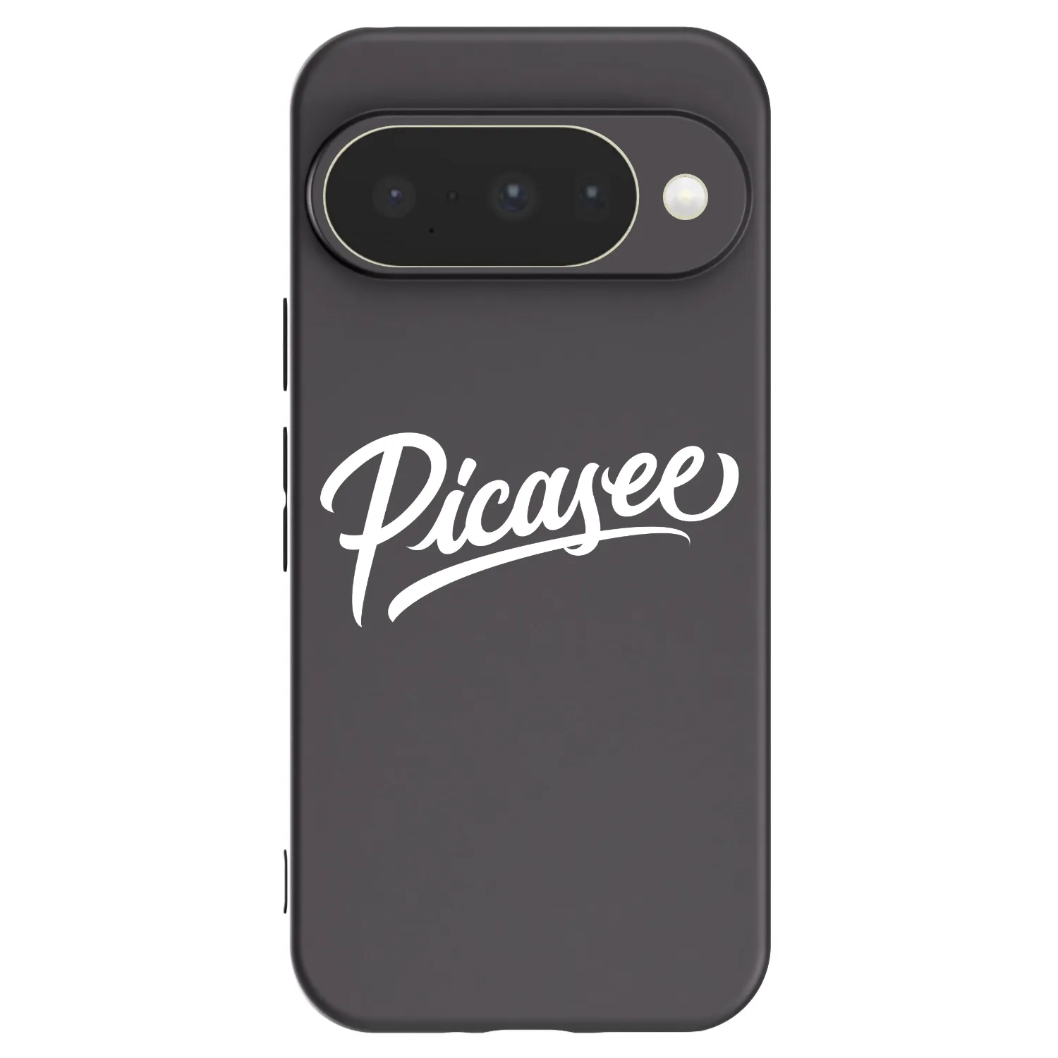 Picasee silikónový čierny obal pre Google Pixel 10 - Picasee - old logo - white