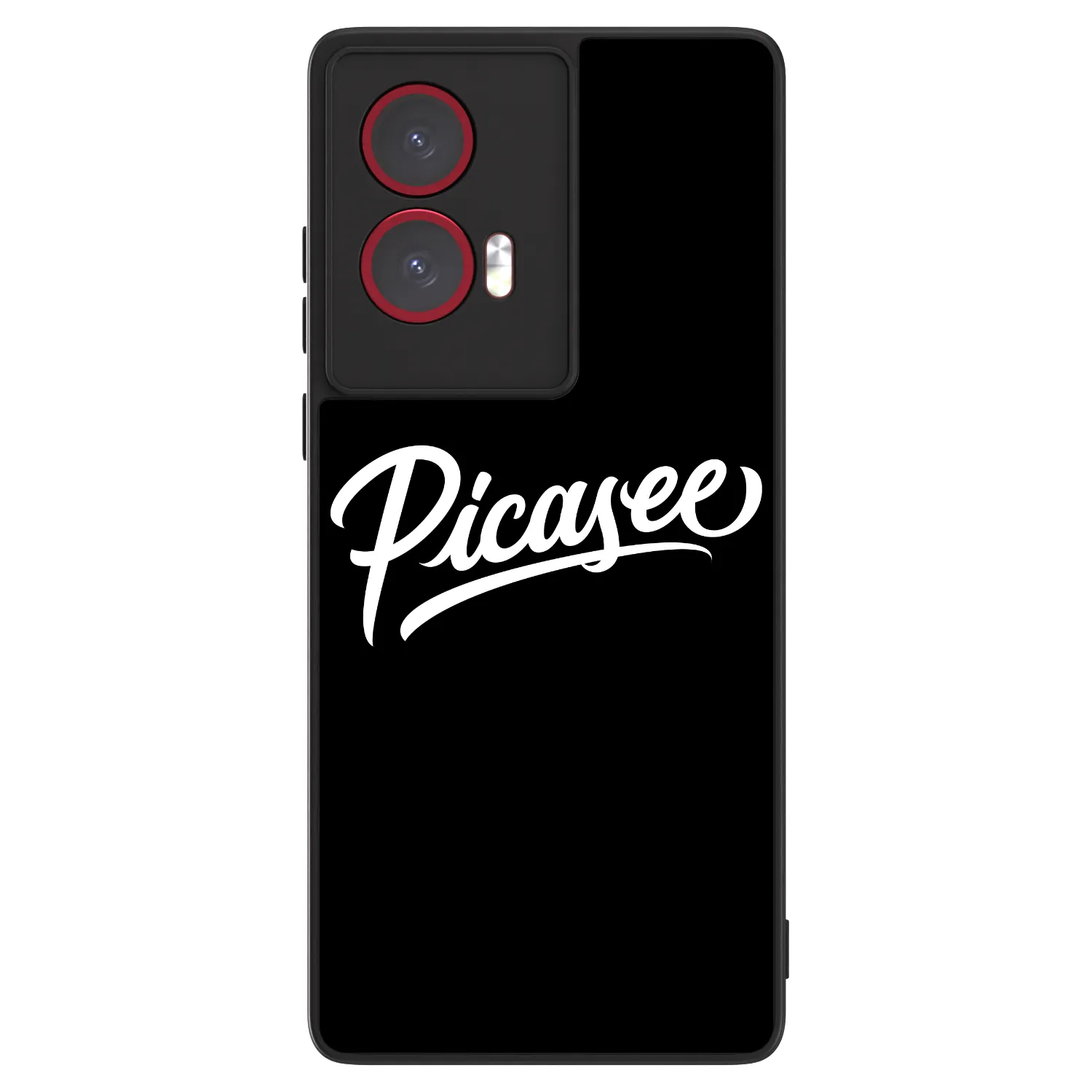 ULTIMATE CASE pro Motorola Edge 50 Fusion - Picasee - old logo - white