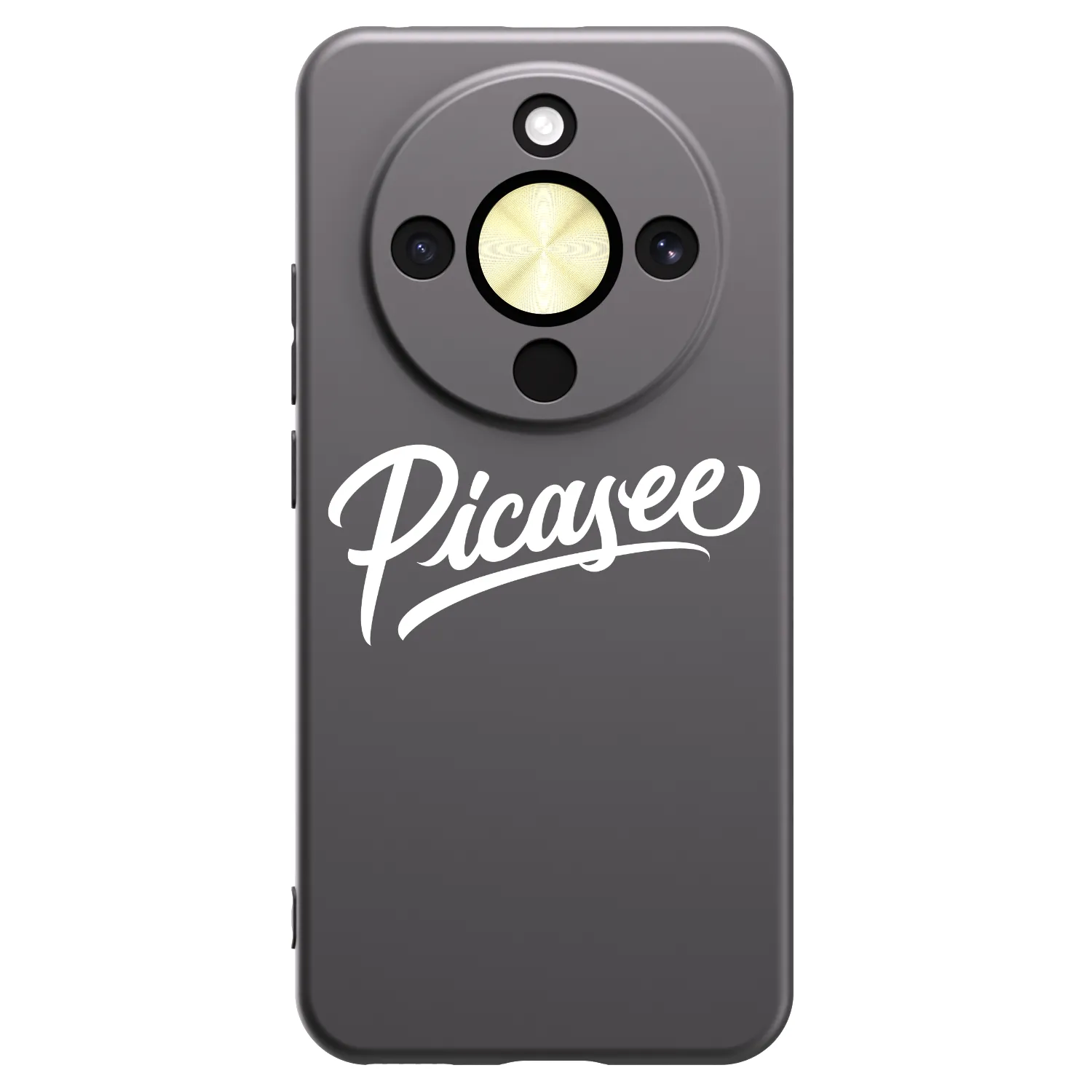 Picasee silikónový čierny obal pre Honor Magic8 Lite 5G - Picasee - old logo - white