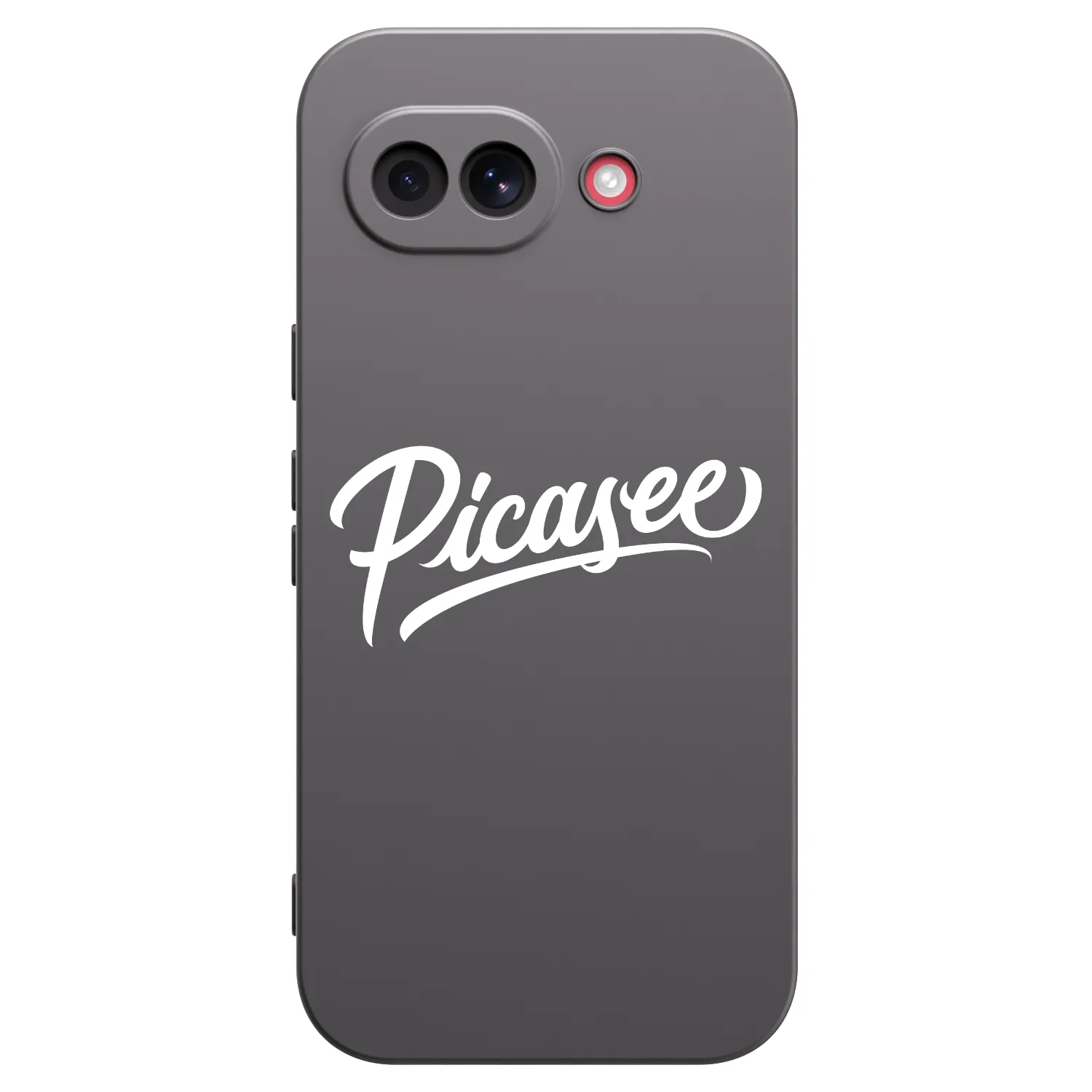 Picasee silikónový čierny obal pre Google Pixel 10a - Picasee - old logo - white