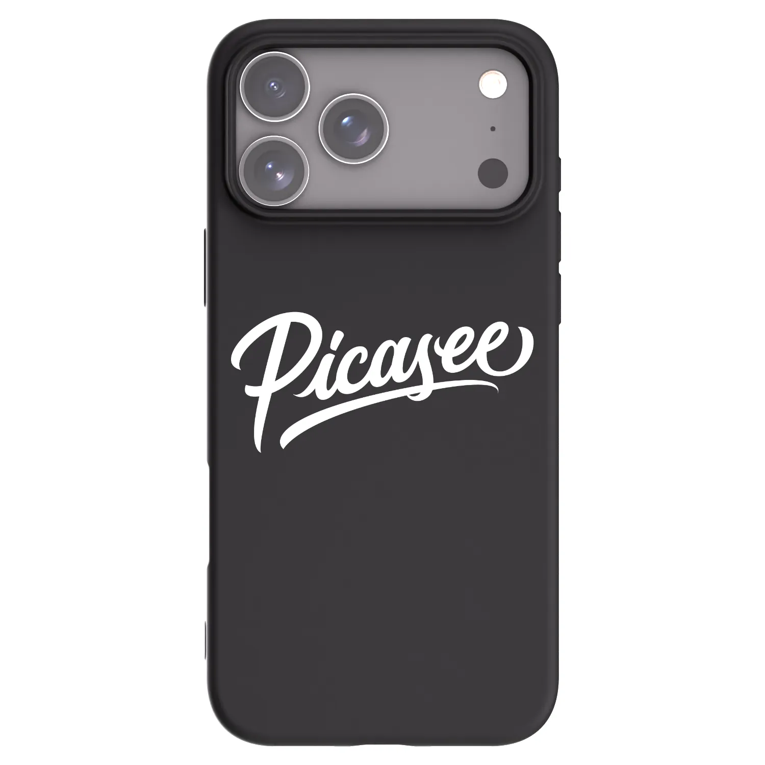 Picasee silikónový čierny obal pre Apple iPhone 18 Pro Max - Picasee - old logo - white