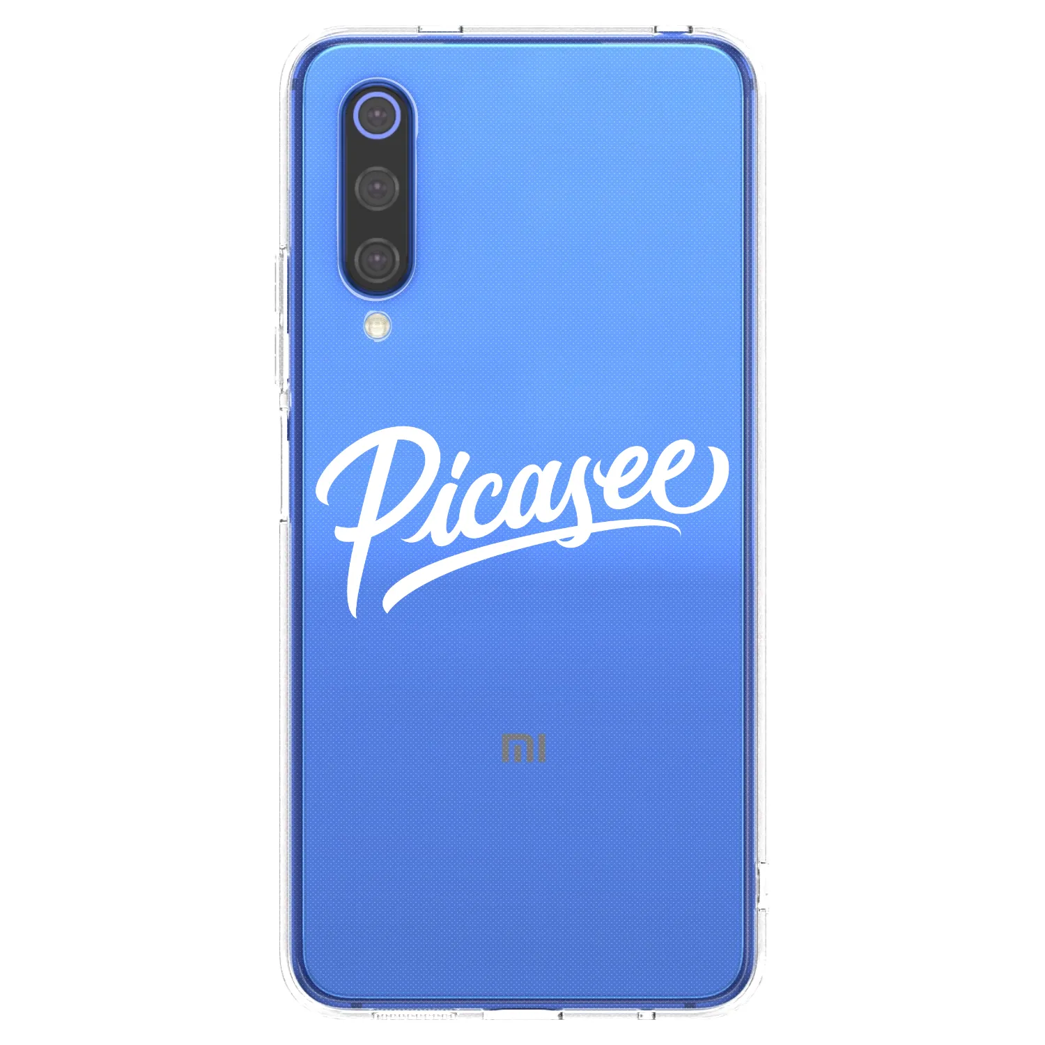 Picasee silikónový prehľadný obal pre Xiaomi Mi 9 SE - Picasee - old logo - white