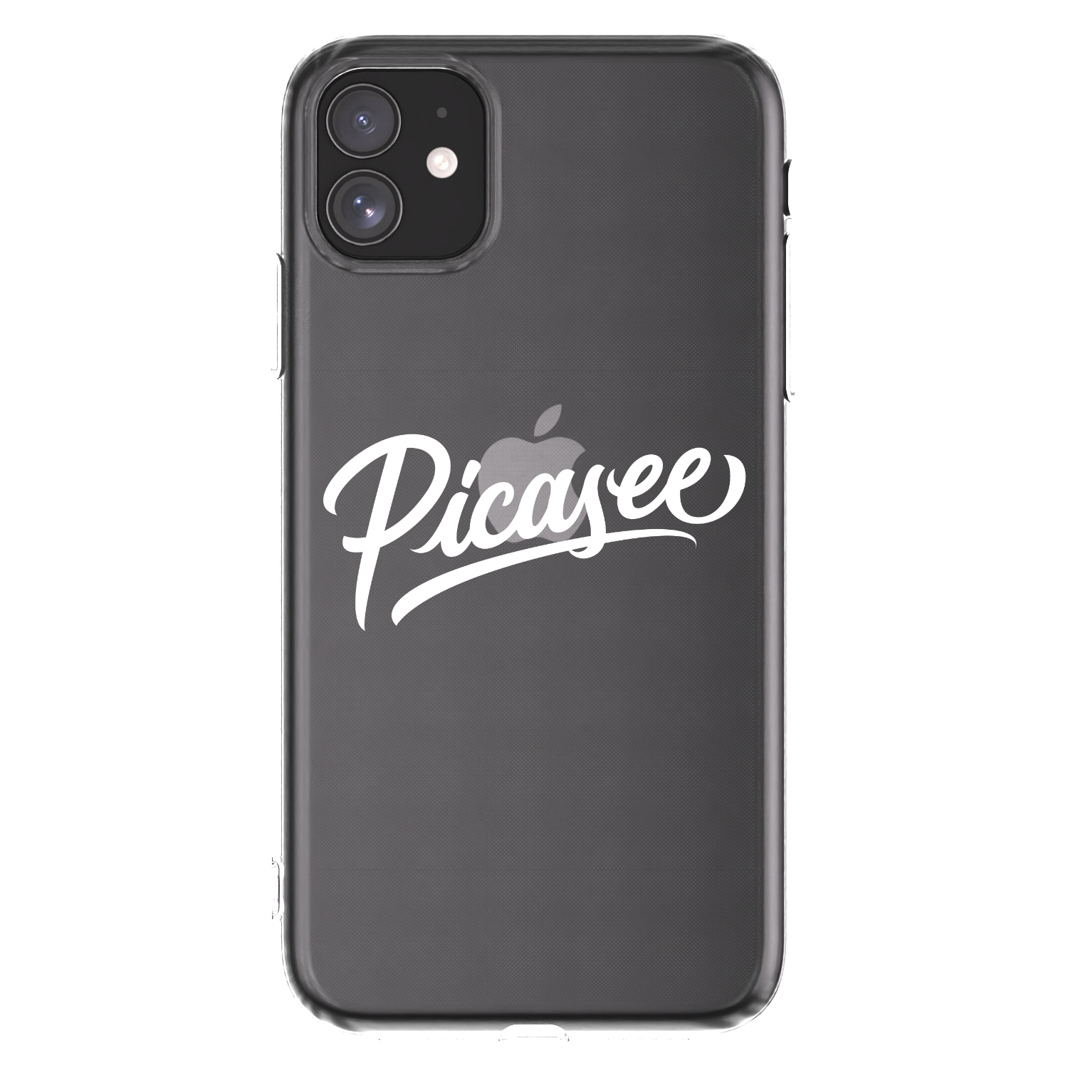 Picasee silikónový prehľadný obal pre Apple iPhone 11 - Picasee - old logo - white