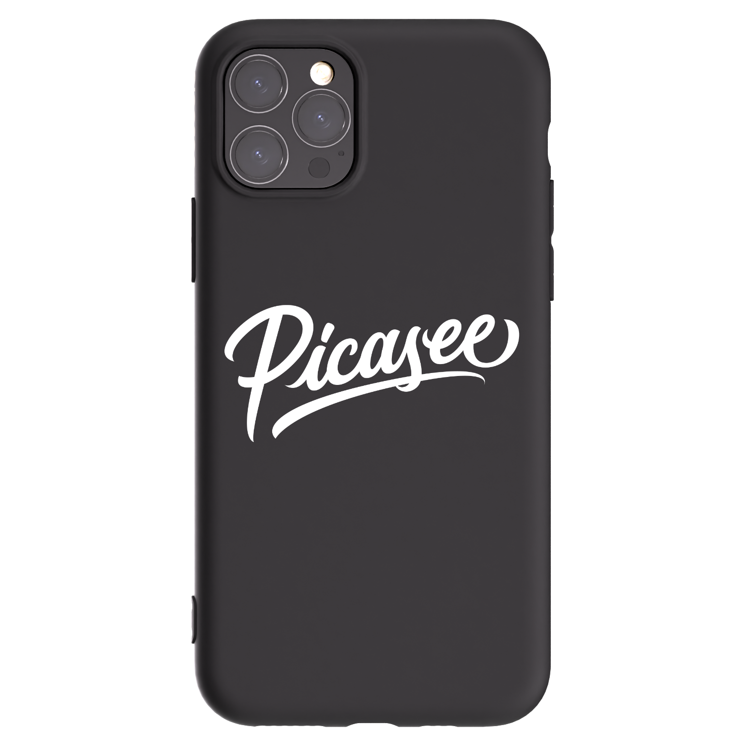 Picasee silikónový čierny obal pre Apple iPhone 11 Pro - Picasee - old logo - white