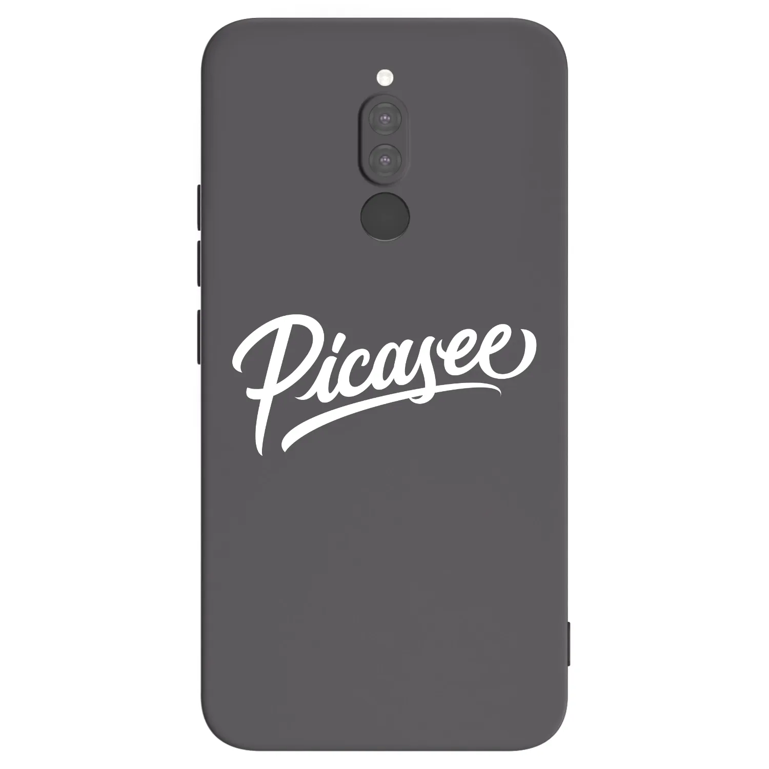 Picasee silikónový čierny obal pre Xiaomi Redmi 8 - Picasee - old logo - white
