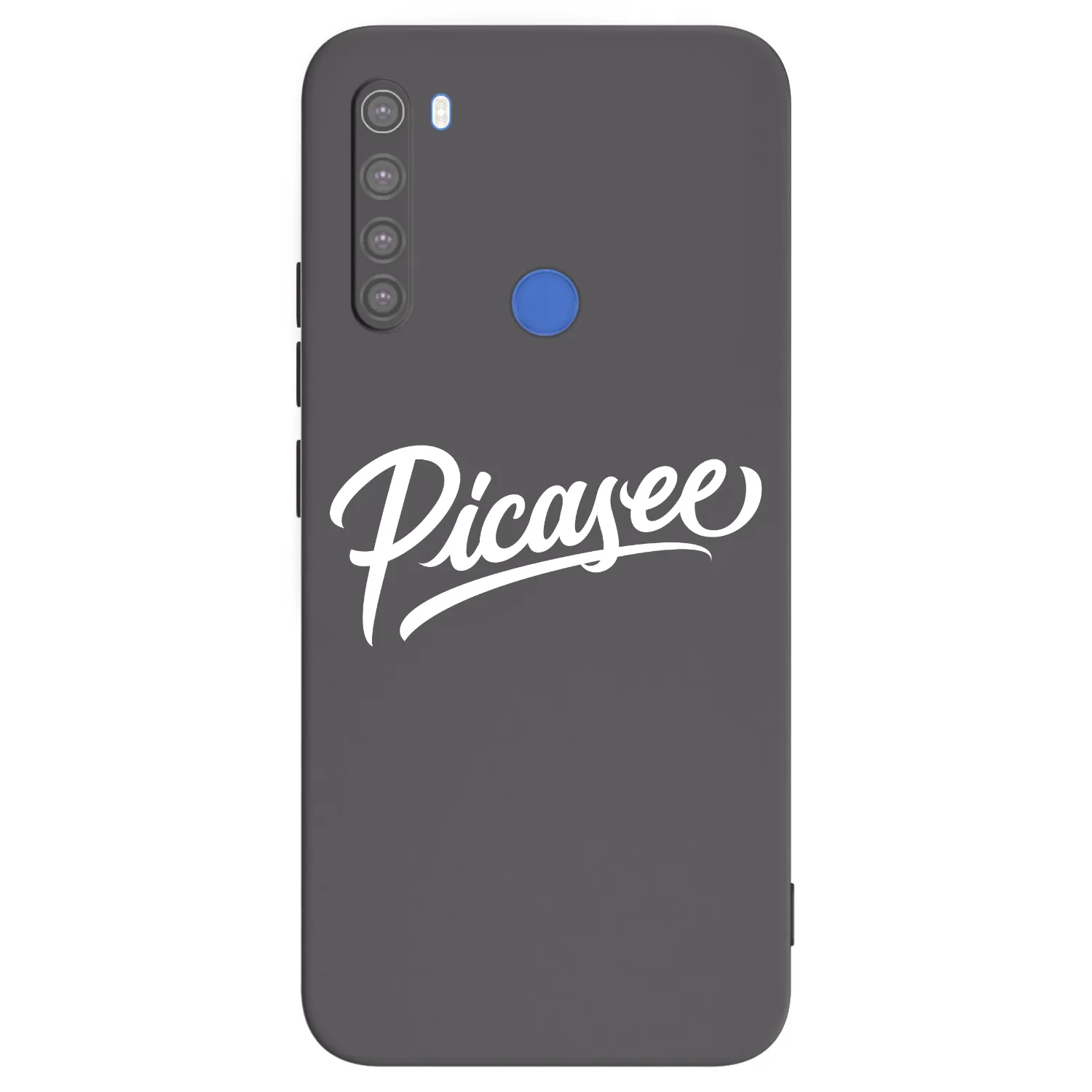 Picasee silikónový čierny obal pre Xiaomi Redmi Note 8T - Picasee - old logo - white