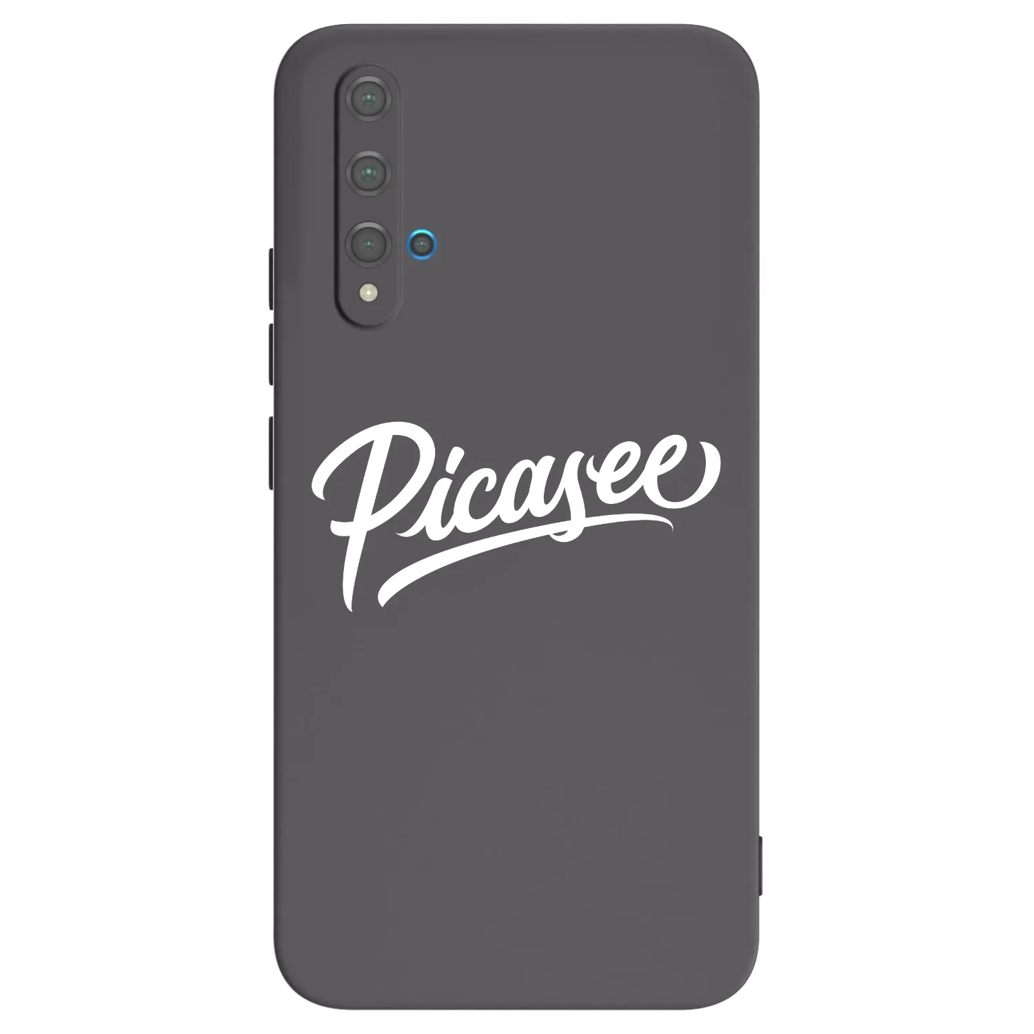 Picasee silikónový čierny obal pre Huawei Nova 5T - Picasee - old logo - white