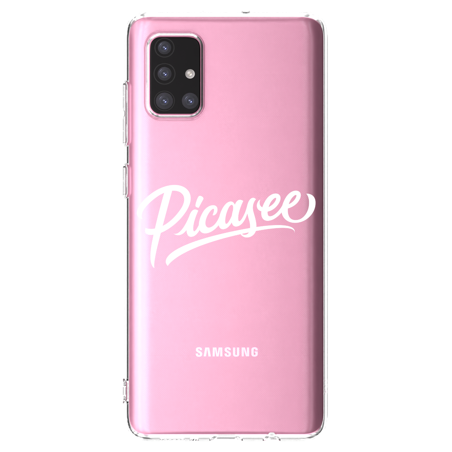 Picasee silikónový prehľadný obal pre Samsung Galaxy A71 A715F - Picasee - old logo - white