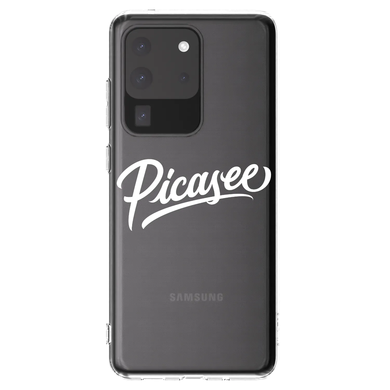 Picasee silikónový prehľadný obal pre Samsung Galaxy S20 Ultra 5G G988F - Picasee - old logo - white