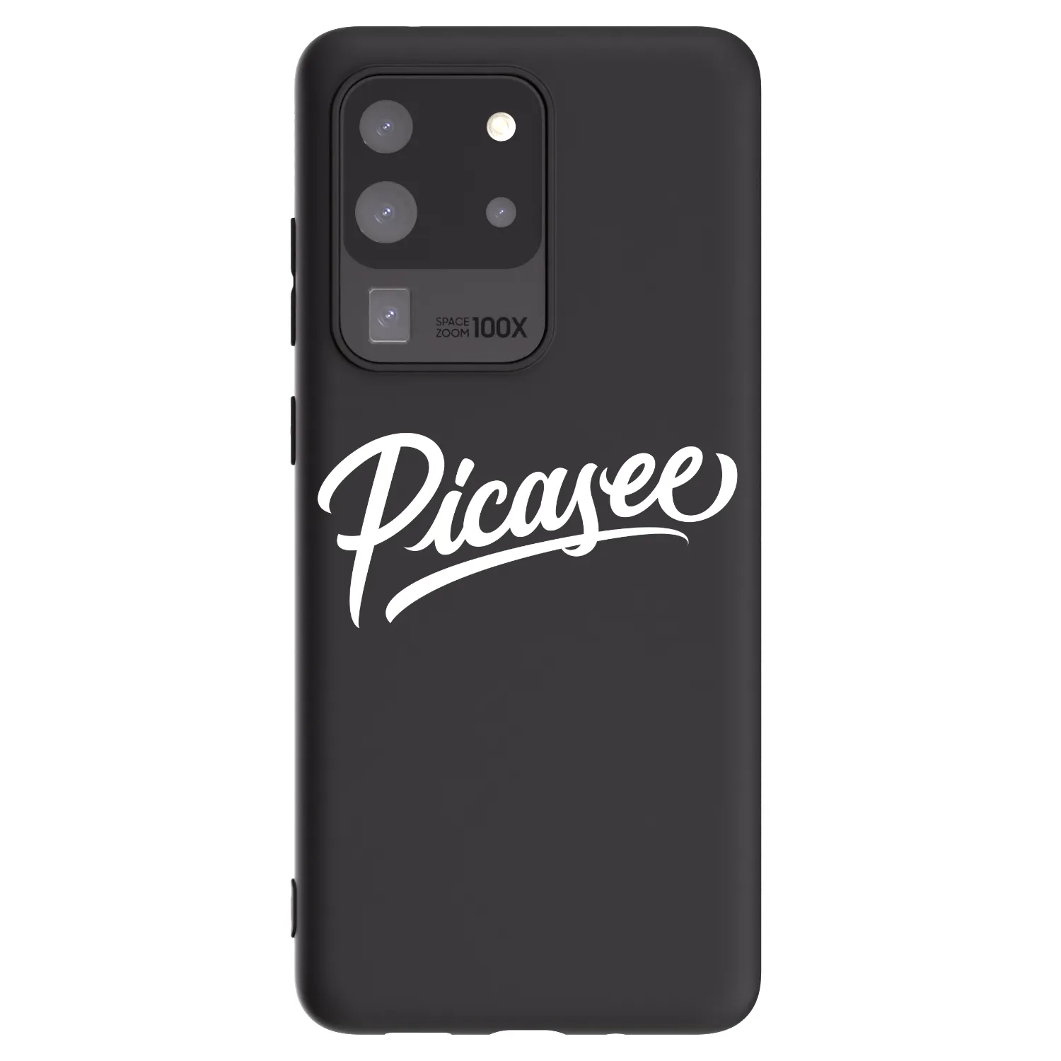 Picasee silikónový čierny obal pre Samsung Galaxy S20 Ultra 5G G988F - Picasee - old logo - white