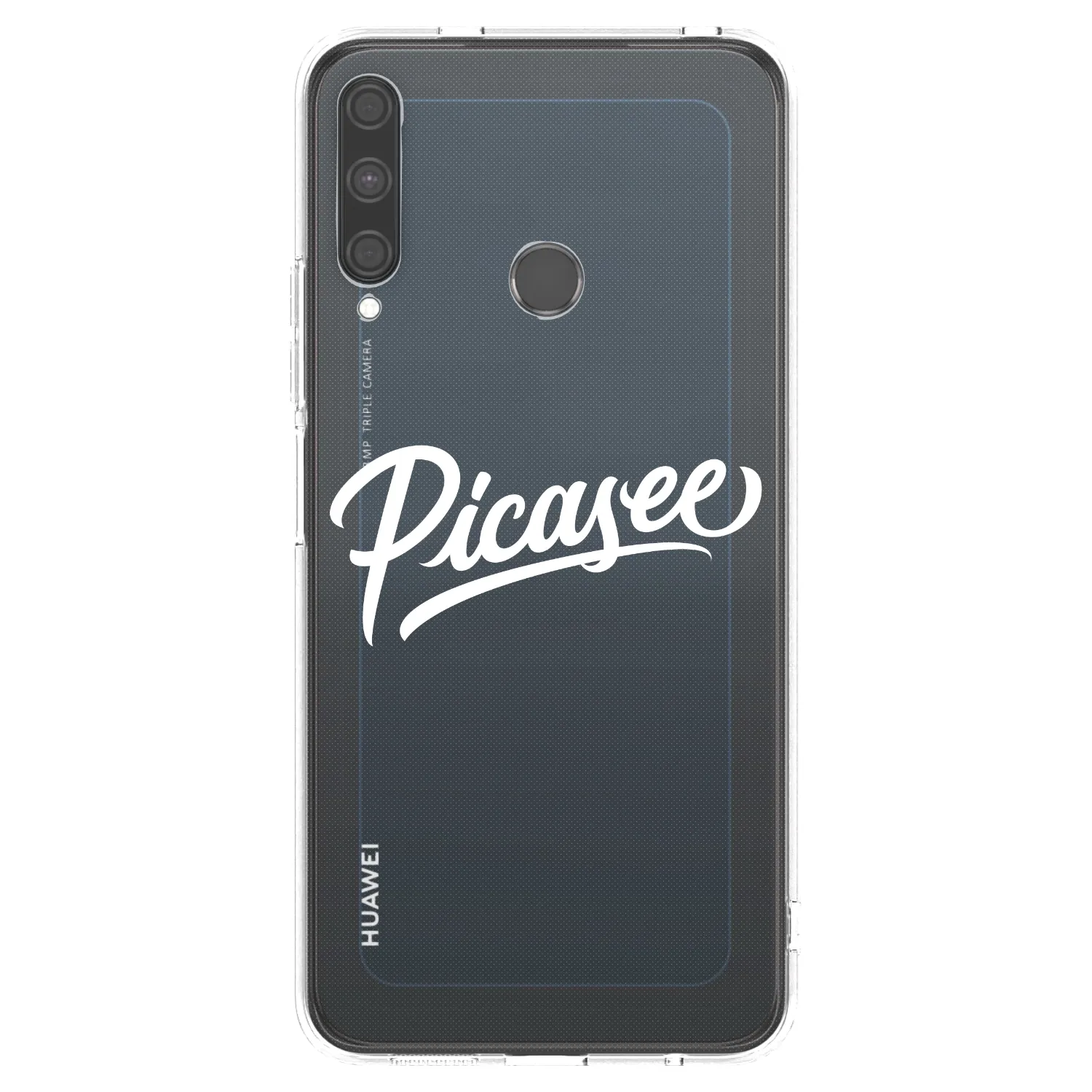 Picasee silikónový prehľadný obal pre Huawei P40 Lite E - Picasee - old logo - white