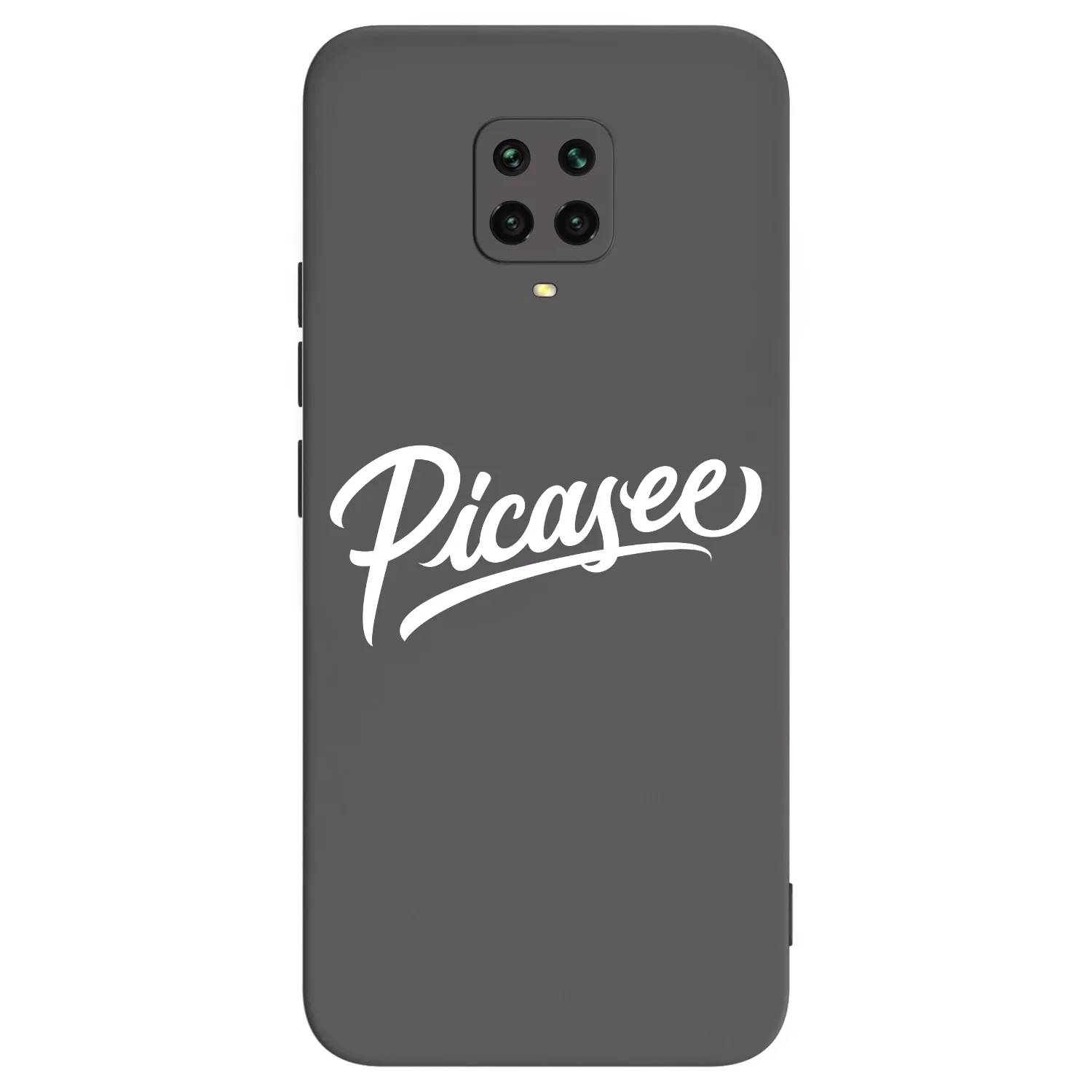Picasee silikónový čierny obal pre Xiaomi Redmi Note 9S - Picasee - old logo - white