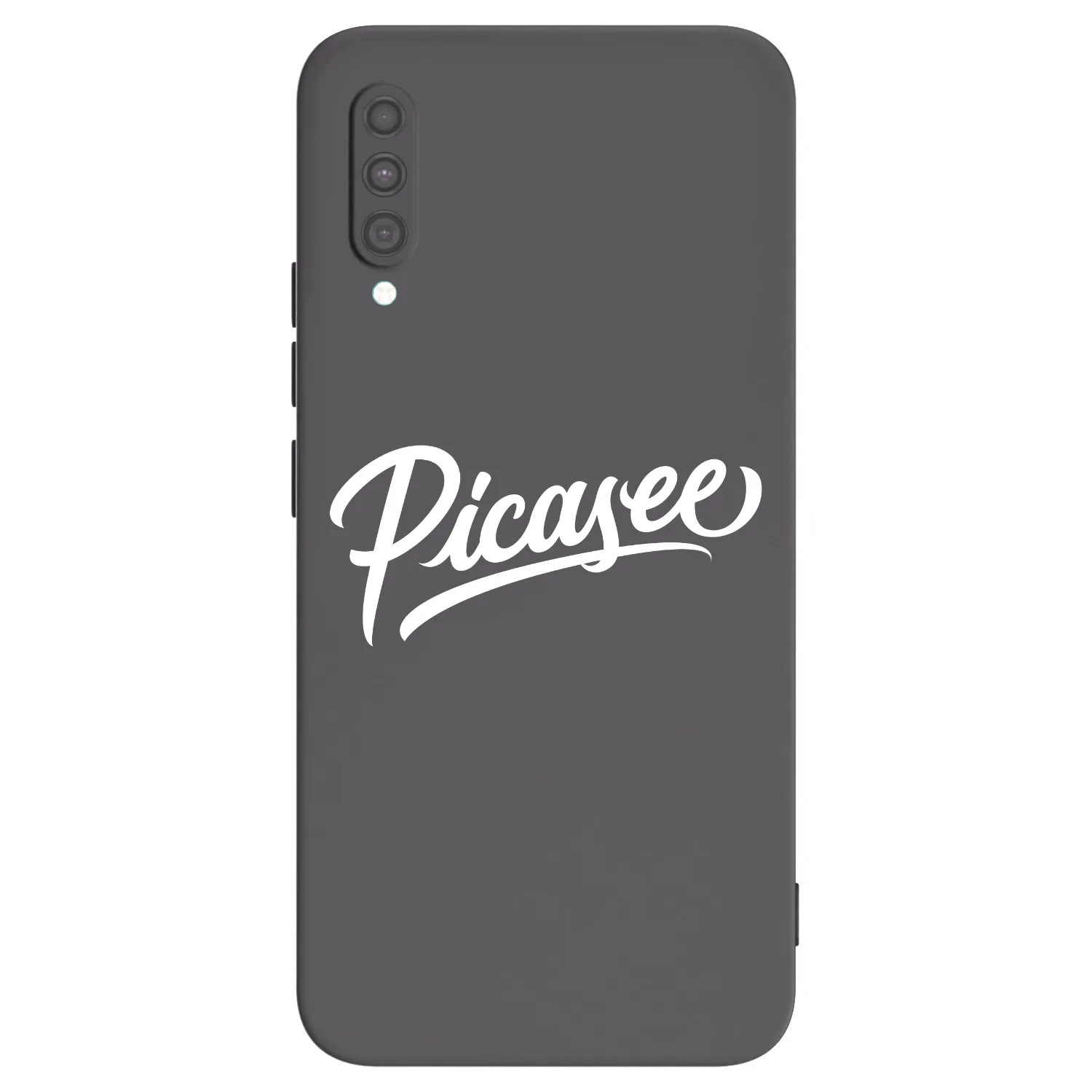 Picasee silikónový čierny obal pre Samsung Galaxy A30s A307F - Picasee - old logo - white