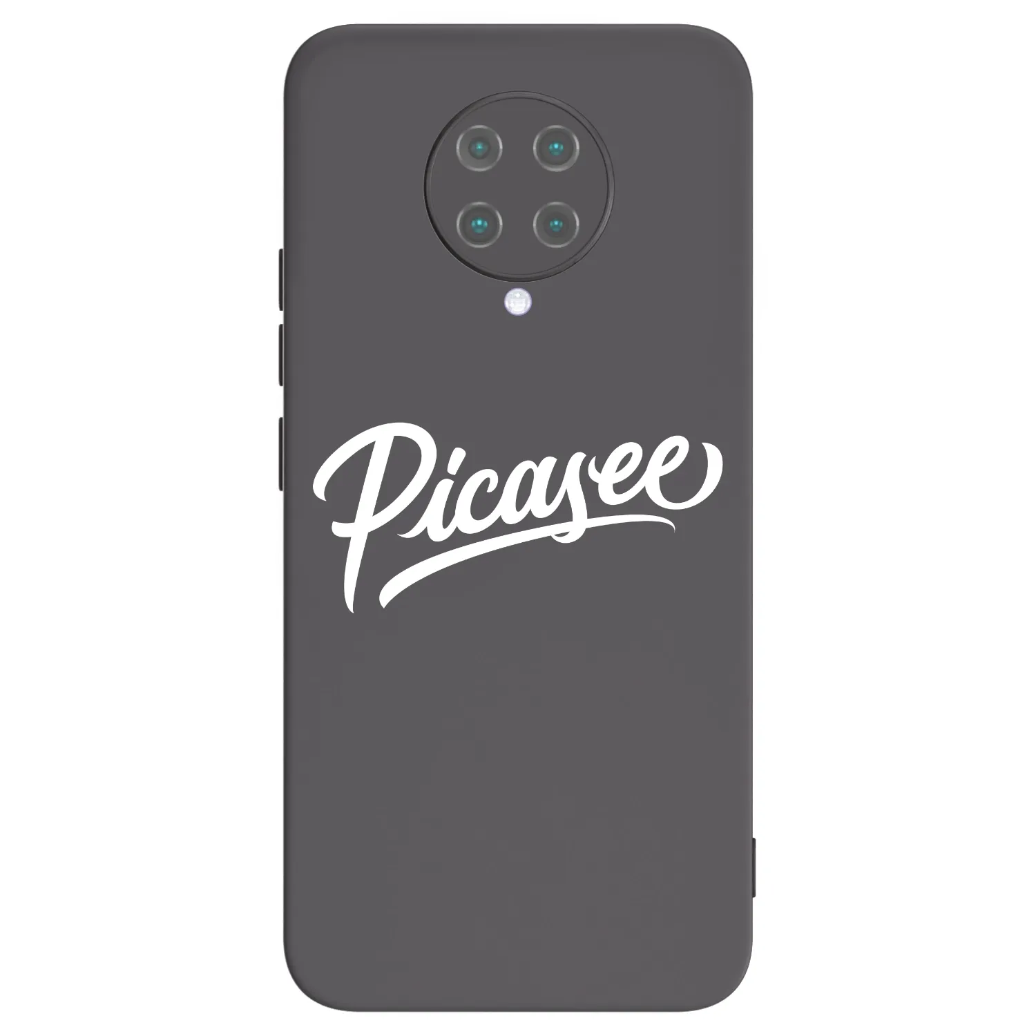 Picasee silikónový čierny obal pre Xiaomi Poco F2 Pro - Picasee - old logo - white