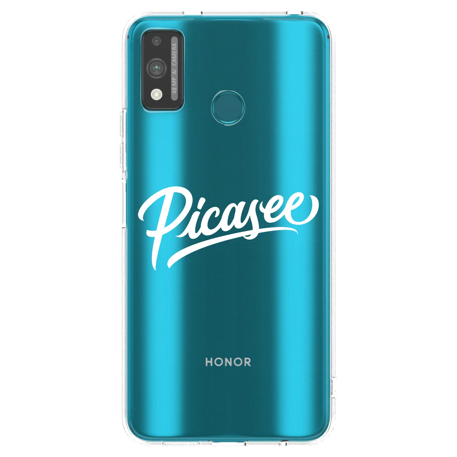 Picasee silikónový prehľadný obal pre Honor 9X Lite - Picasee - old logo - white