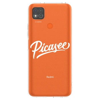 Picasee silikónový prehľadný obal pre Xiaomi Redmi 9C - Picasee - old logo - white