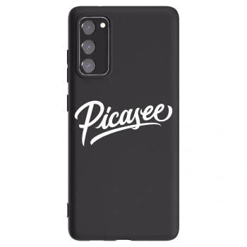 Picasee silikónový čierny obal pre Samsung Galaxy S20 FE - Picasee - old logo - white