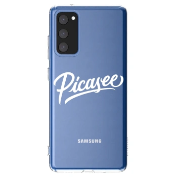 Picasee silikónový prehľadný obal pre Samsung Galaxy S20 FE - Picasee - old logo - white