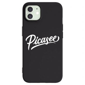 Picasee silikónový čierny obal pre Apple iPhone 12 - Picasee - old logo - white