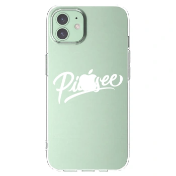 Picasee silikónový prehľadný obal pre Apple iPhone 12 - Picasee - old logo - white