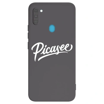 Obal pre Samsung Galaxy M11 - Picasee - old logo - white