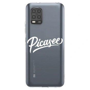 Picasee silikónový prehľadný obal pre Xiaomi Mi 10 Lite - Picasee - old logo - white