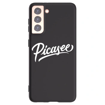 Picasee silikónový čierny obal pre Samsung Galaxy S21 5G G991B - Picasee - old logo - white