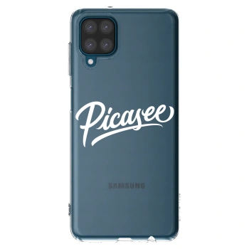 Picasee silikónový prehľadný obal pre Samsung Galaxy A12 A125F - Picasee - old logo - white