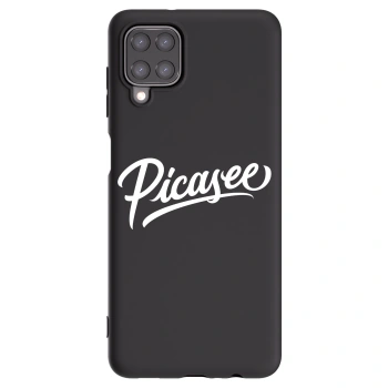 Picasee silikónový čierny obal pre Samsung Galaxy A12 A125F - Picasee - old logo - white