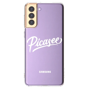 Picasee silikónový prehľadný obal pre Samsung Galaxy S21+ 5G G996F - Picasee - old logo - white
