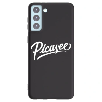 Picasee silikónový čierny obal pre Samsung Galaxy S21+ 5G G996F - Picasee - old logo - white