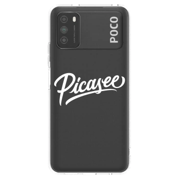 Picasee silikónový prehľadný obal pre Xiaomi Poco M3 - Picasee - old logo - white