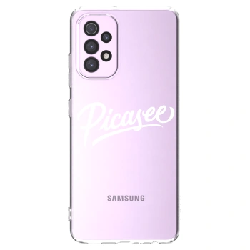 Picasee silikónový prehľadný obal pre Samsung Galaxy A32 5G A326B - Picasee - old logo - white