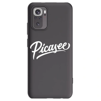 Picasee silikónový čierny obal pre Xiaomi Redmi Note 10S - Picasee - old logo - white