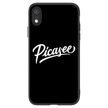 Picasee ULTIMATE CASE pro Apple iPhone XR - Picasee - old logo - white