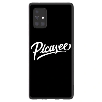 Picasee ULTIMATE CASE pro Samsung Galaxy A71 A715F - Picasee - old logo - white