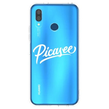 Picasee silikónový prehľadný obal pre Huawei P20 Lite - Picasee - old logo - white