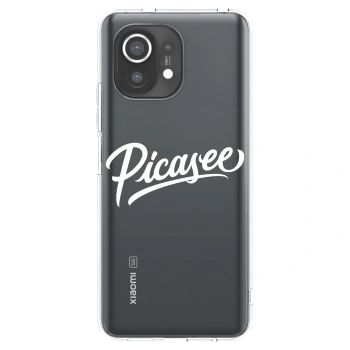 Picasee silikónový prehľadný obal pre Xiaomi Mi 11 - Picasee - old logo - white