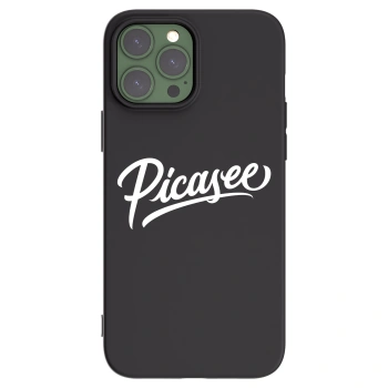 Picasee silikónový čierny obal pre Apple iPhone 13 Pro Max - Picasee - old logo - white