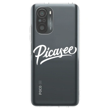 Picasee silikónový prehľadný obal pre Xiaomi Poco F3 - Picasee - old logo - white