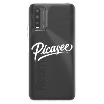 Picasee silikónový čierny obal pre Xiaomi Redmi 9T - Picasee - old logo - white