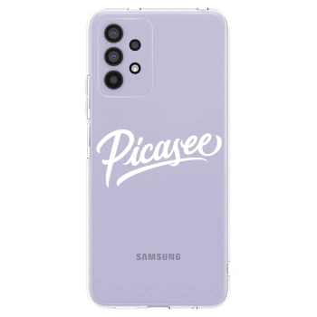 Picasee silikónový prehľadný obal pre Samsung Galaxy A32 4G SM-A325F - Picasee - old logo - white