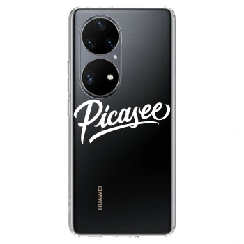 Obal pre Huawei P50 - Picasee - old logo - white
