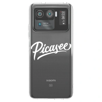 Picasee silikónový prehľadný obal pre Xiaomi Mi 11 Ultra - Picasee - old logo - white