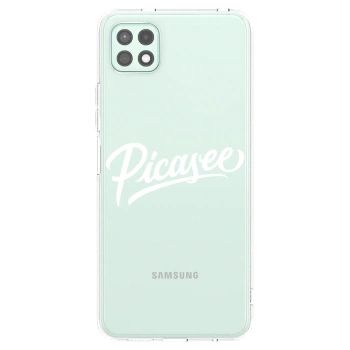 Picasee silikónový prehľadný obal pre Samsung Galaxy A22 A226B 5G - Picasee - old logo - white