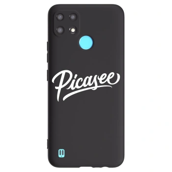 Obal pre Realme C21 - Picasee - old logo - white