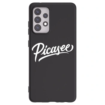 Picasee silikónový čierny obal pre Samsung Galaxy A52s 5G A528B - Picasee - old logo - white
